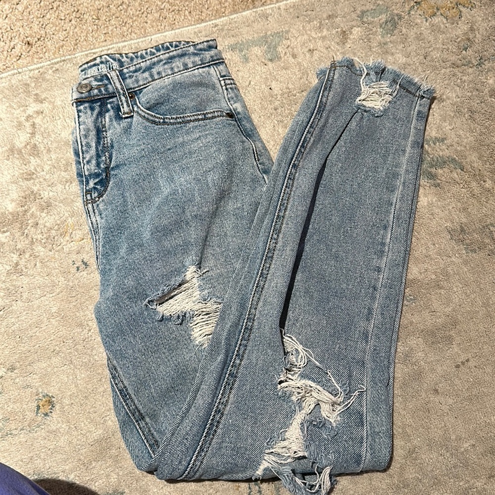 High waisted mom jeans